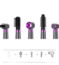 5-in-1 Professional Hair Styler & Multi-Head Blow Dryer Kit