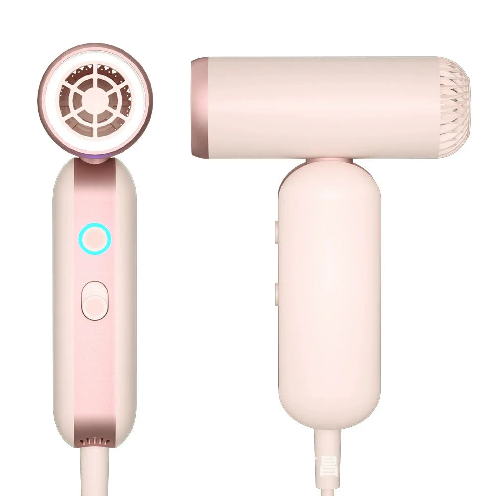 High-Speed Mini Ionic Hair Dryer – 500W, Wired