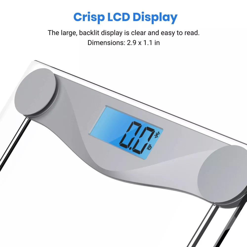 Smart Glass Body Weight Scale with Digital Display